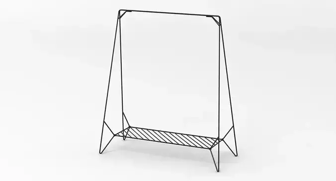 Menu Anker Clothes Rack 3D model