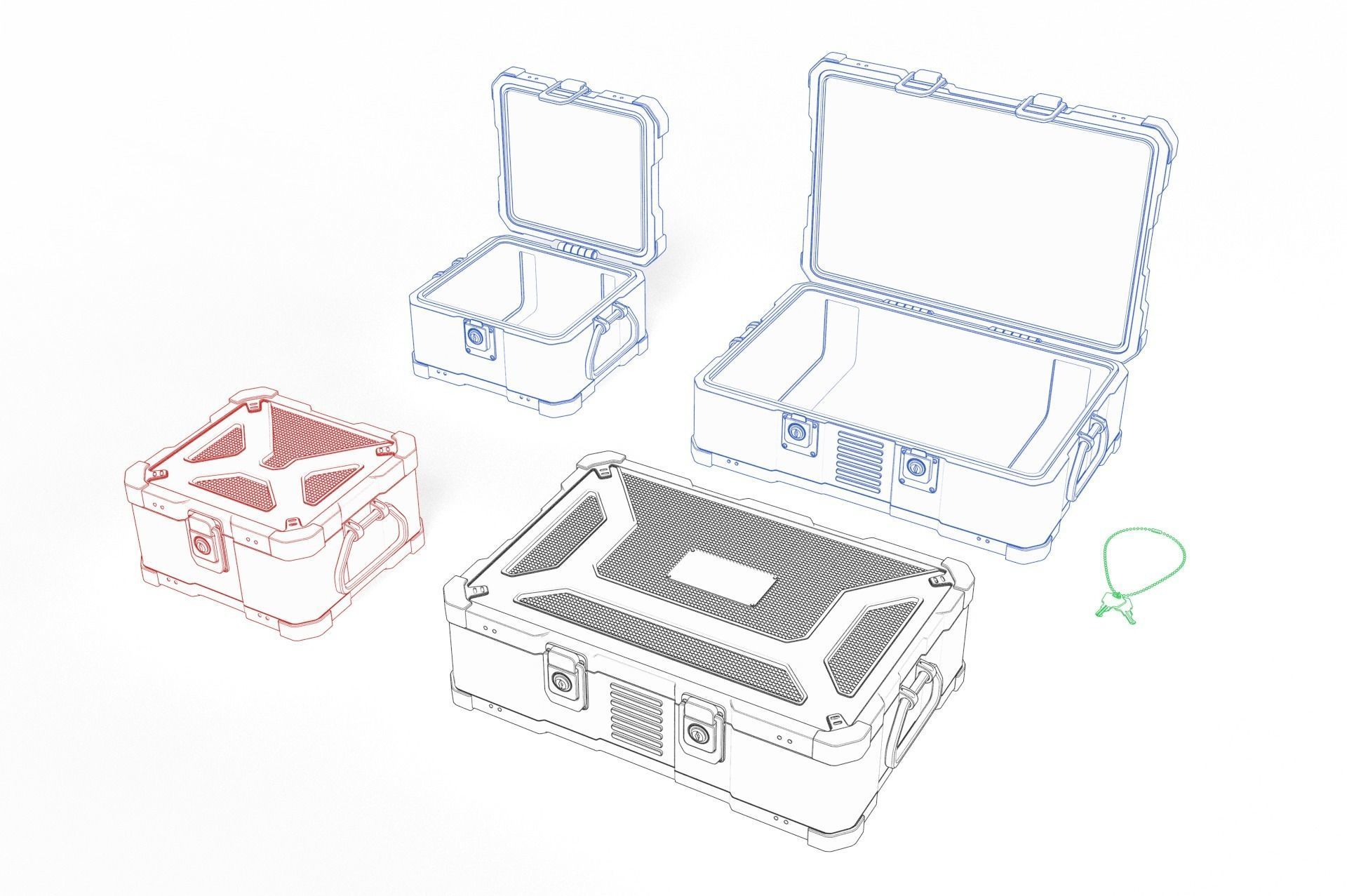 Military Case 3D model_19