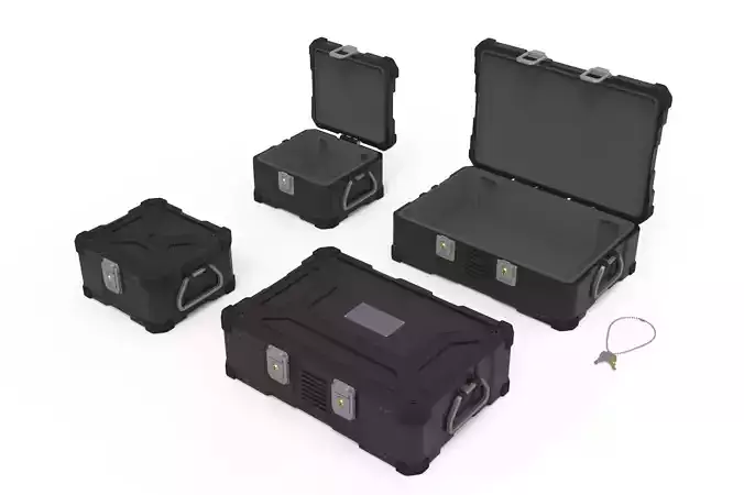 Military Case 3D model Military Case 3D model