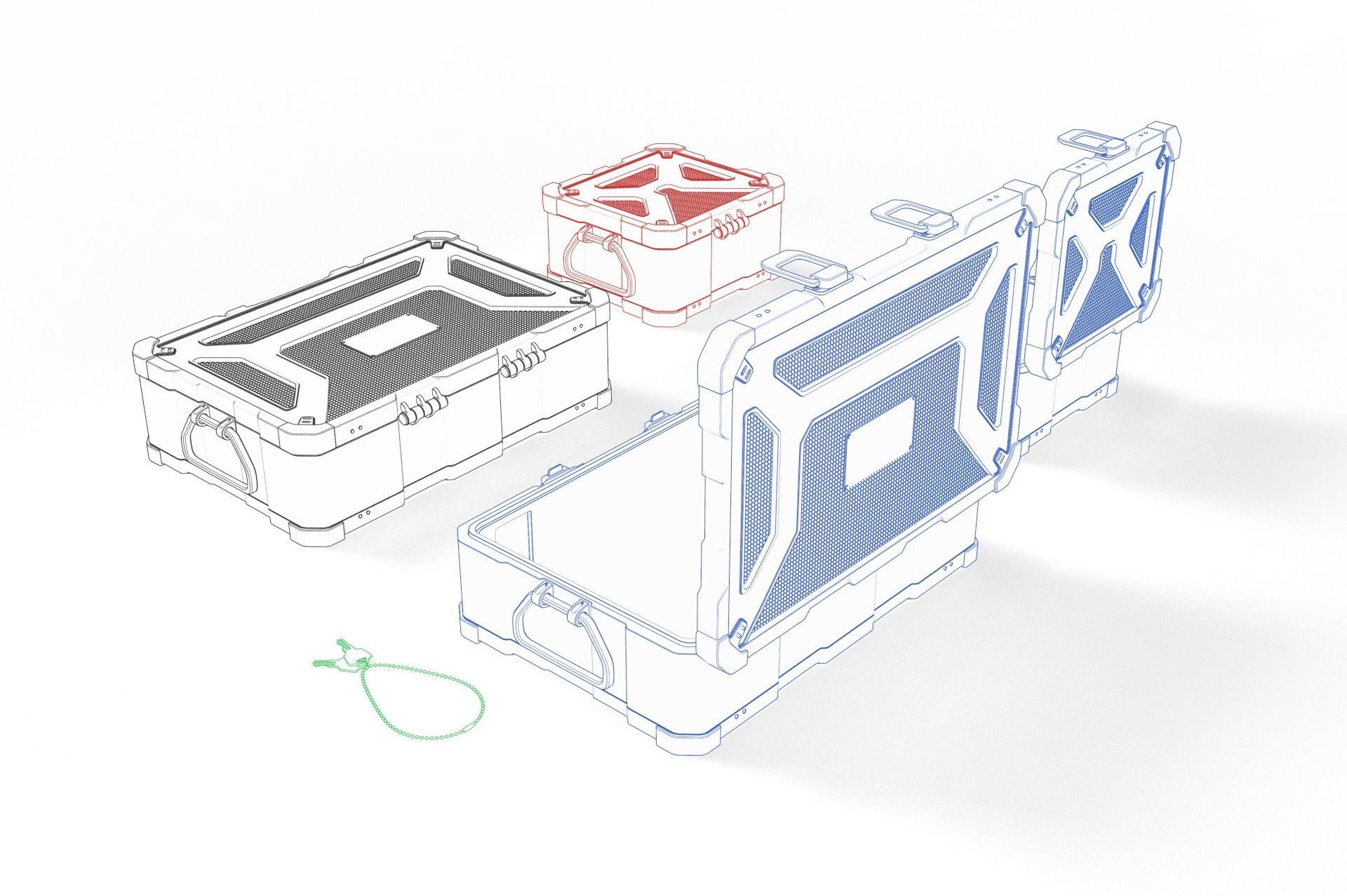 Military Case 3D model_20