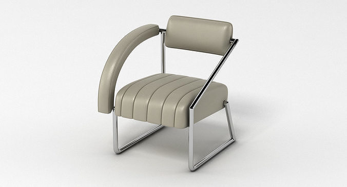 Eileen Gray Non-Conformist Chair 3D model