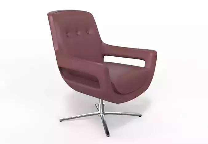 armchair office furniture 3d model