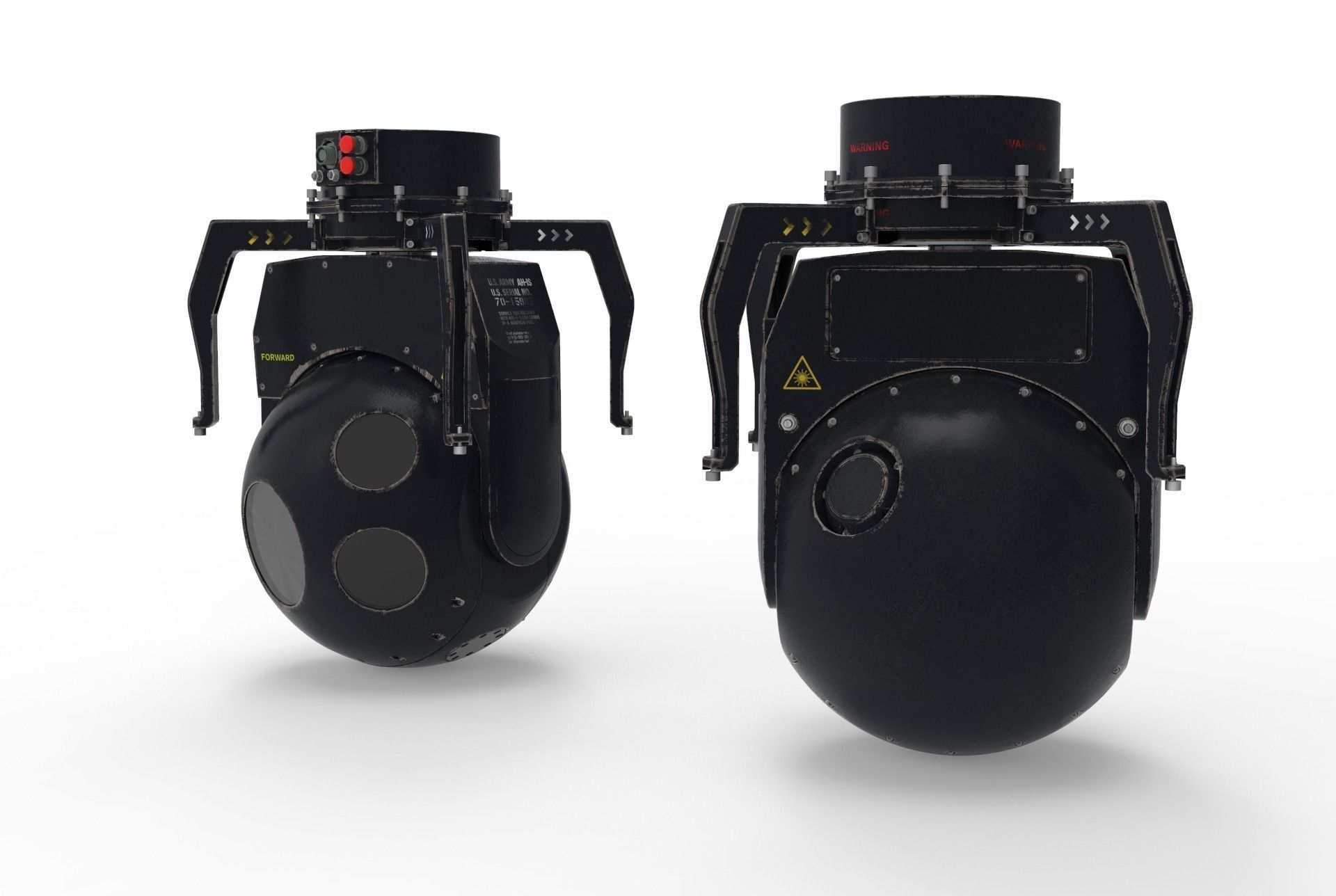 Thermal Vision Camera 3D model_4