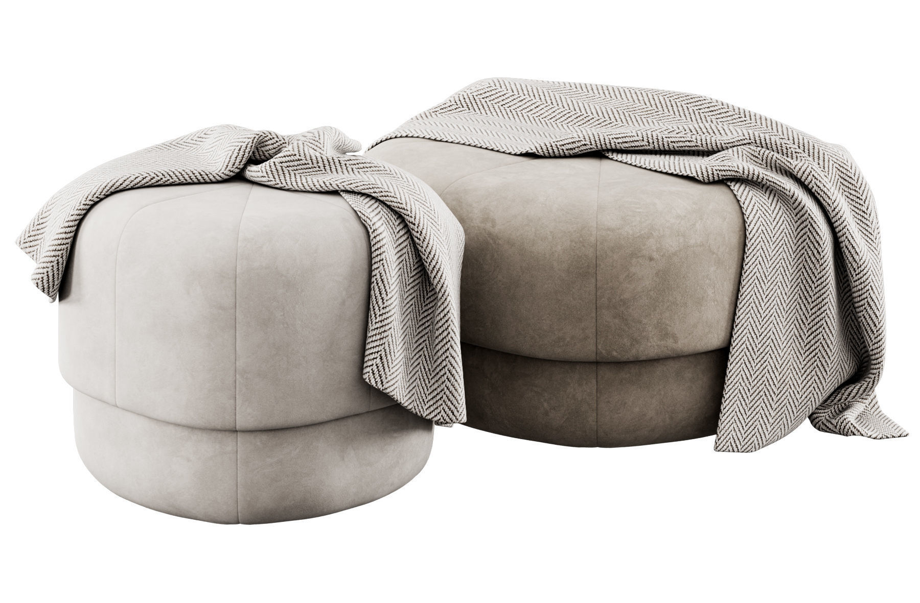 Circus pouf by Normann Copenhagen 3D model_5