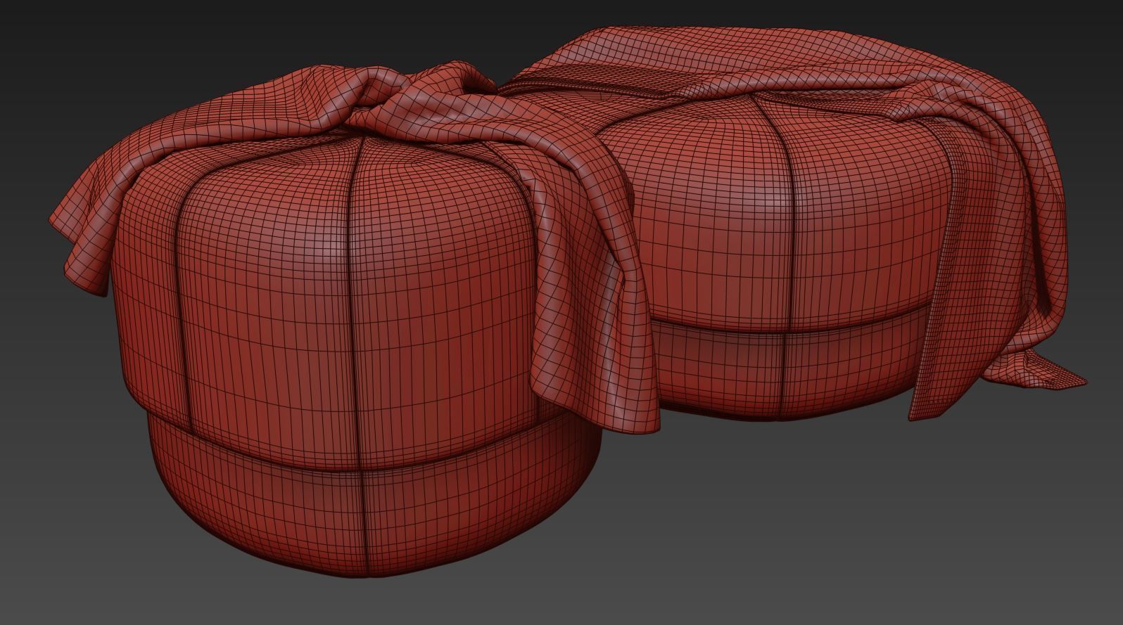 Circus pouf by Normann Copenhagen 3D model_9