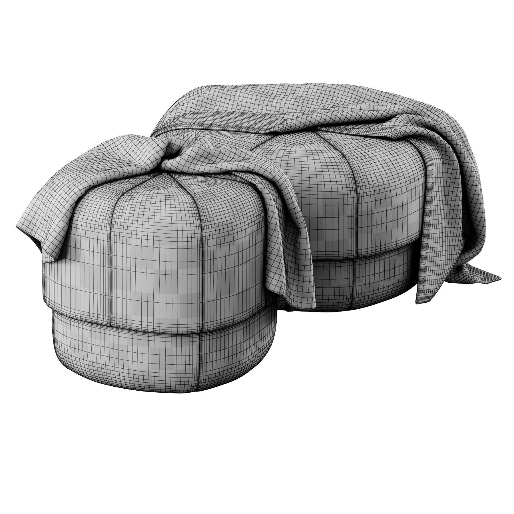 Circus pouf by Normann Copenhagen 3D model_4