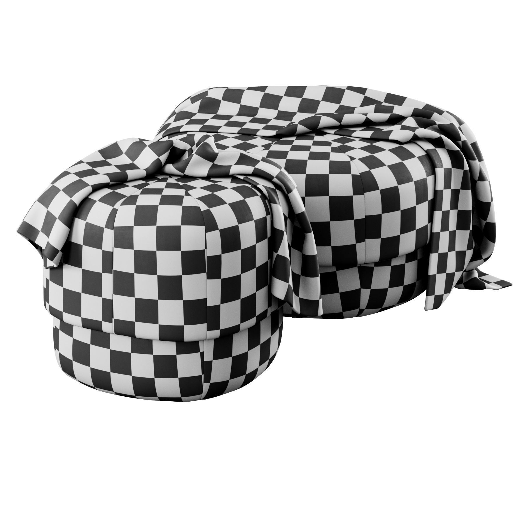 Circus pouf by Normann Copenhagen 3D model_15