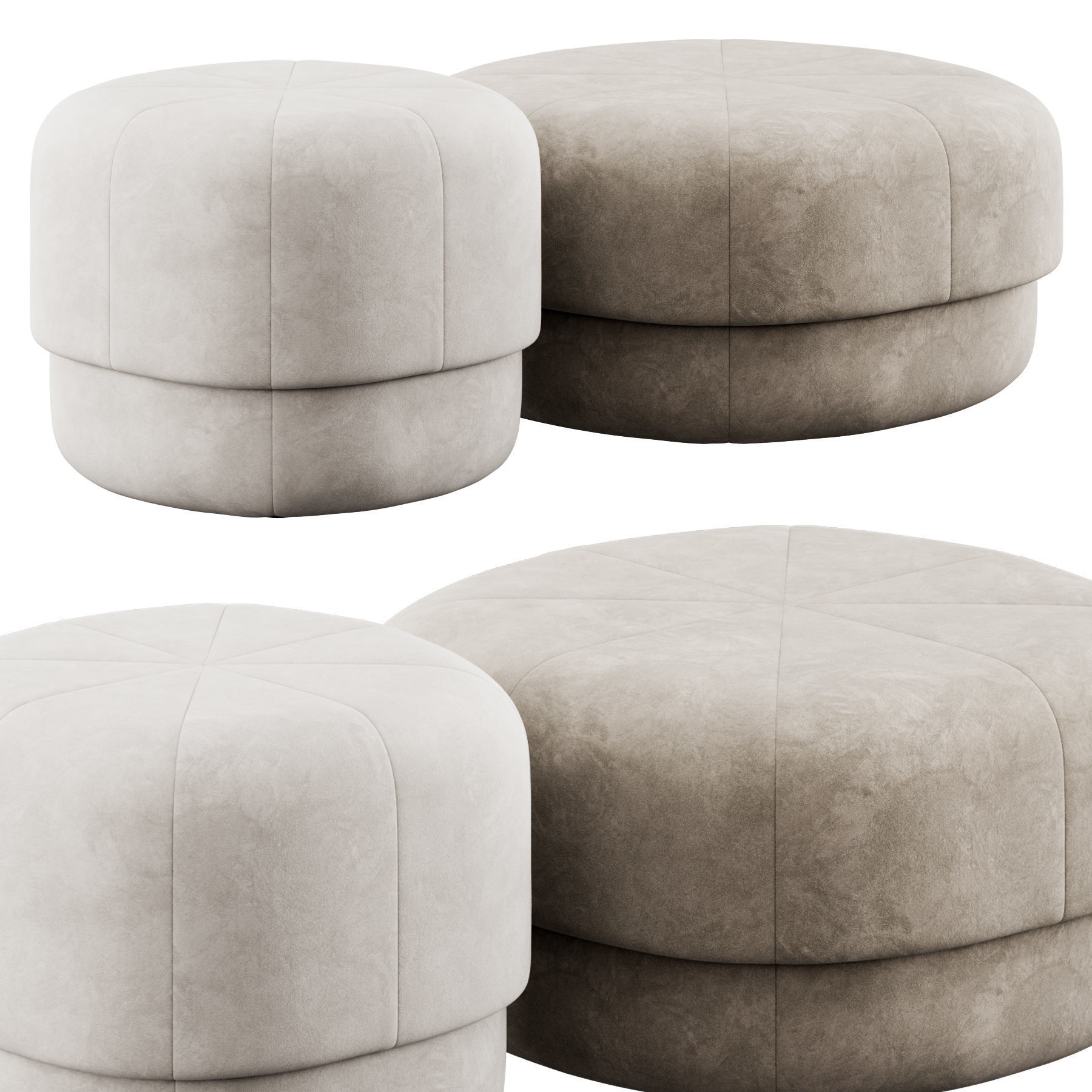 Circus pouf by Normann Copenhagen 3D model_1