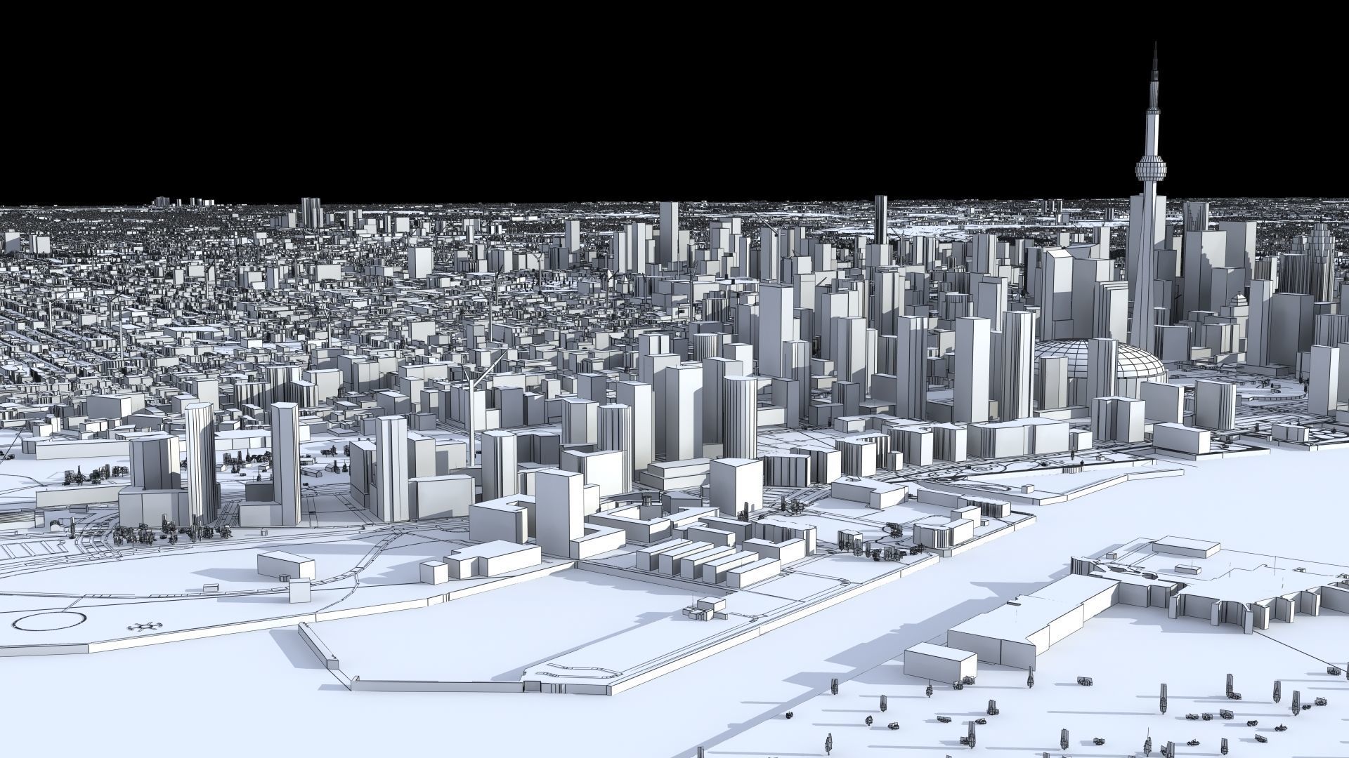 Toronto City Canada 3D model_29