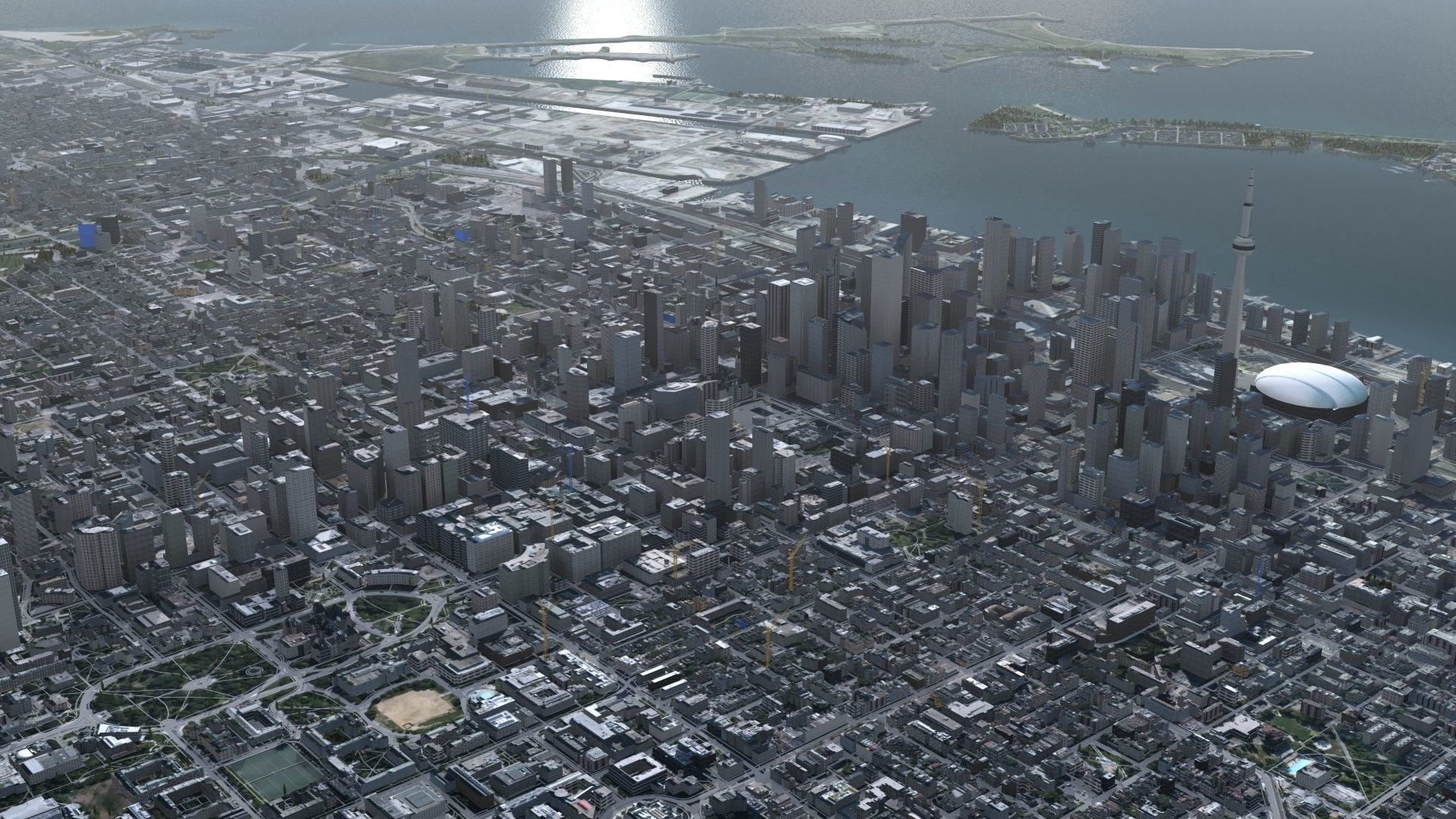 Toronto City Canada 3D model_12