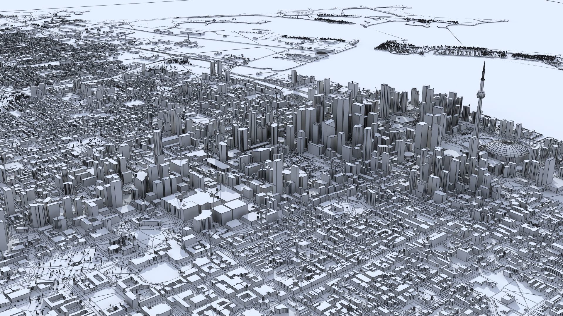 Toronto City Canada 3D model_32