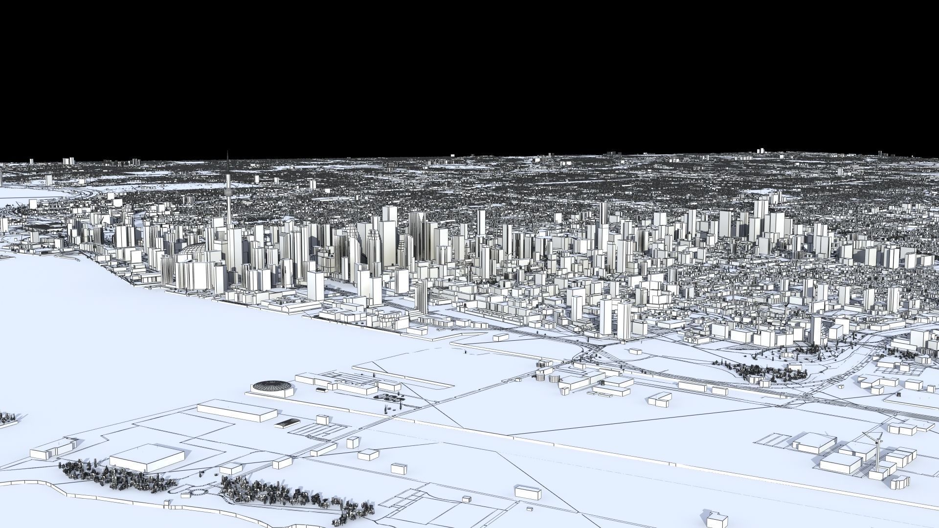 Toronto City Canada 3D model_30