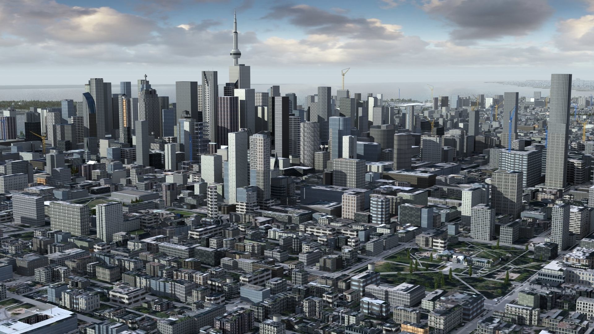 Toronto City Canada 3D model_17