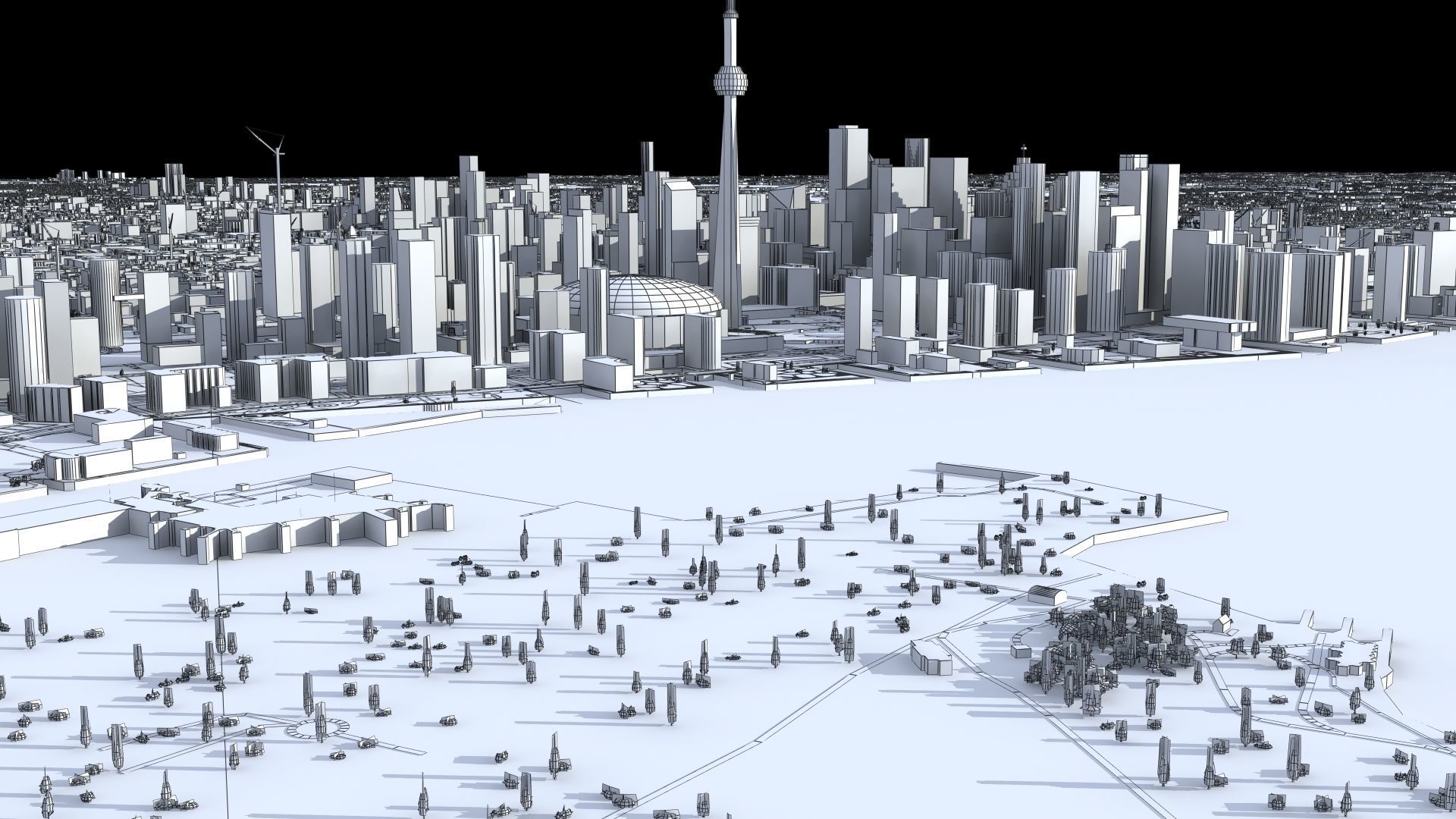 Toronto City Canada 3D model_44