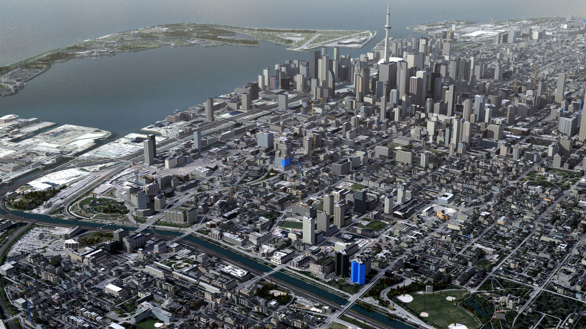 Toronto City Canada 3D model_3