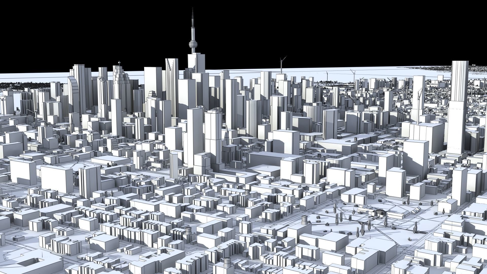 Toronto City Canada 3D model_37