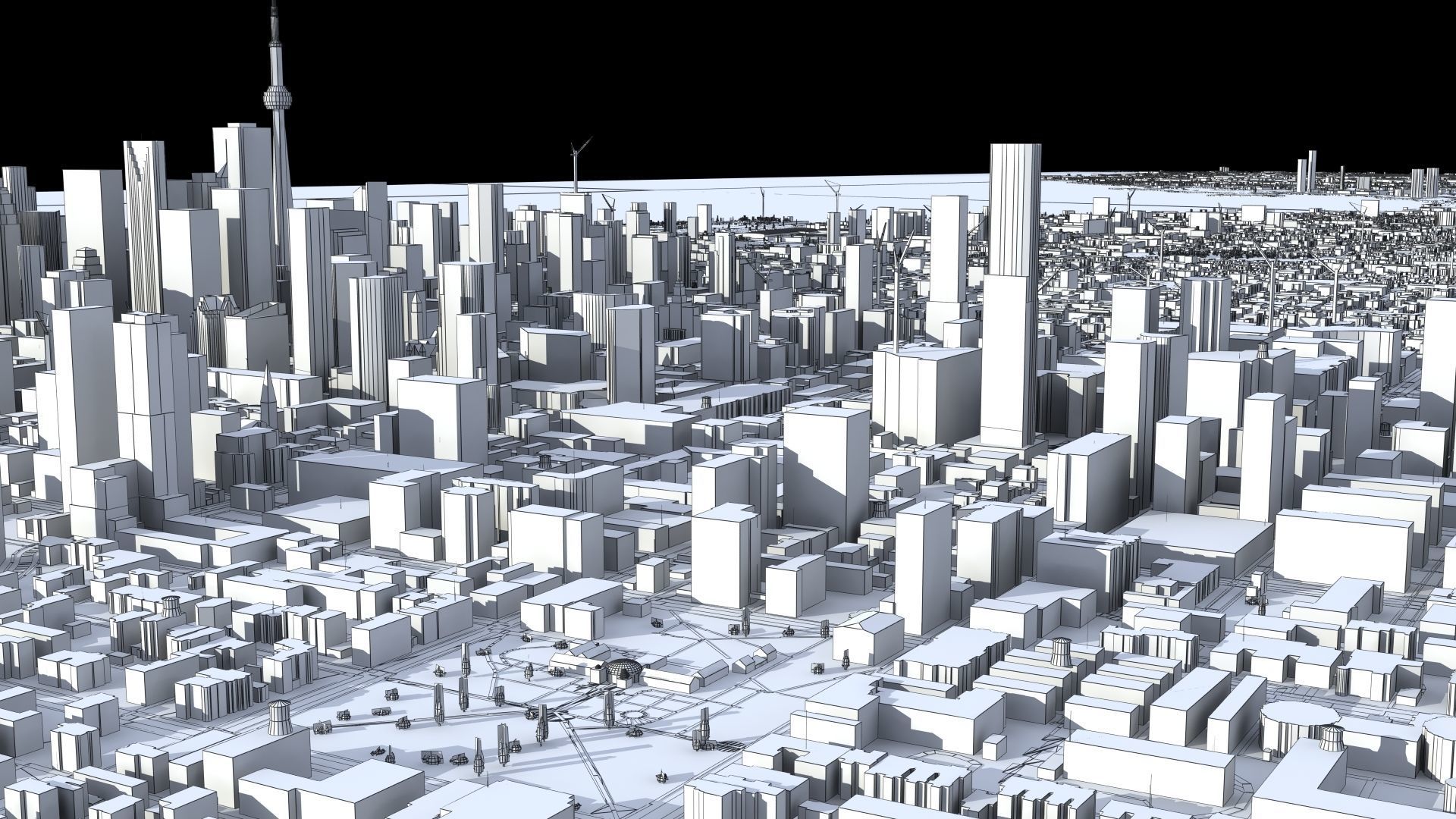 Toronto City Canada 3D model_38