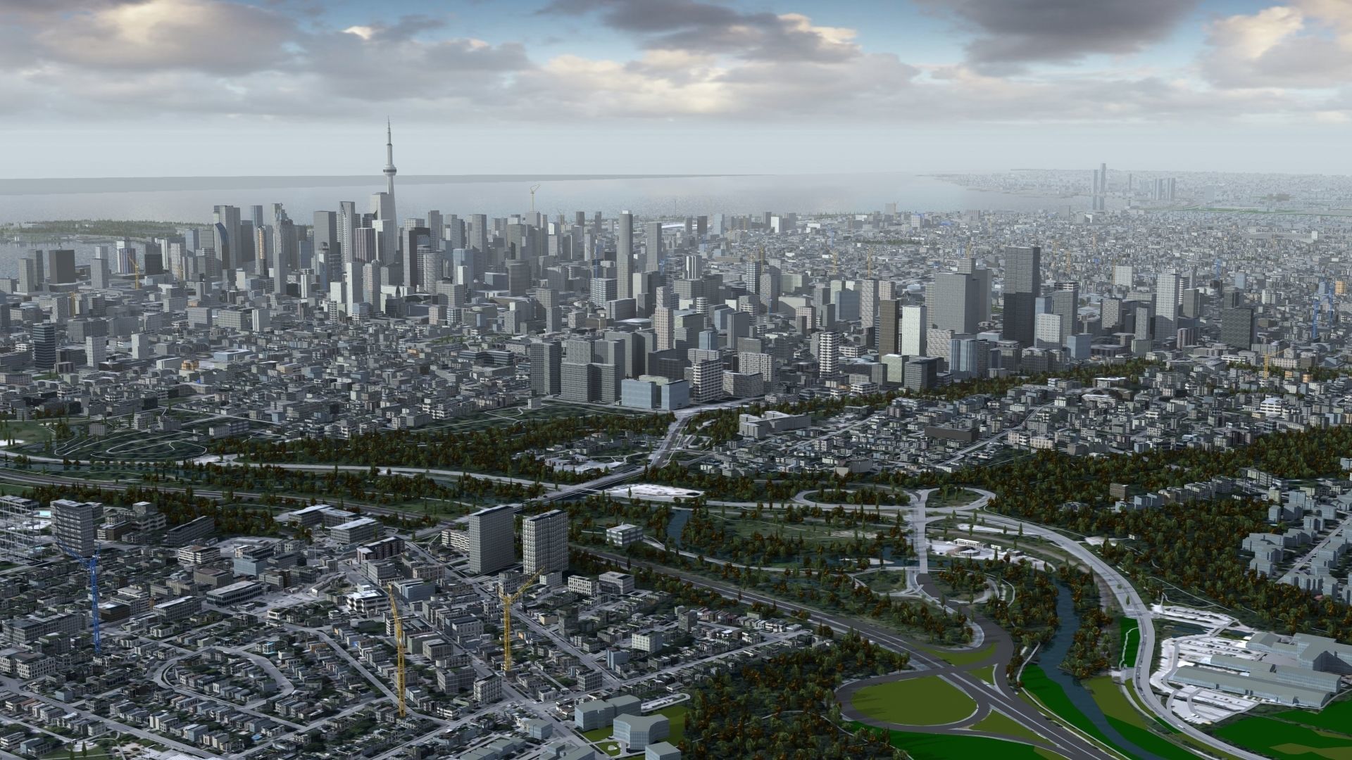 Toronto City Canada 3D model_4