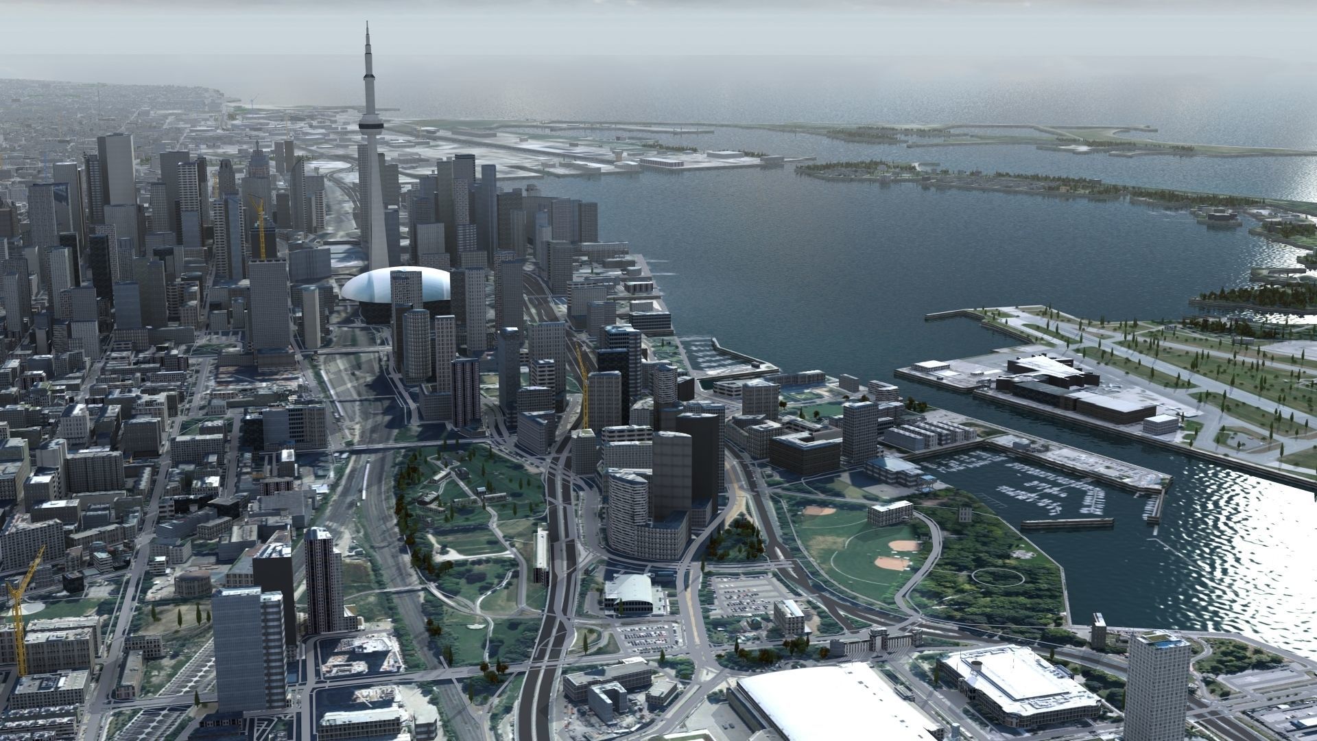 Toronto City Canada 3D model_5