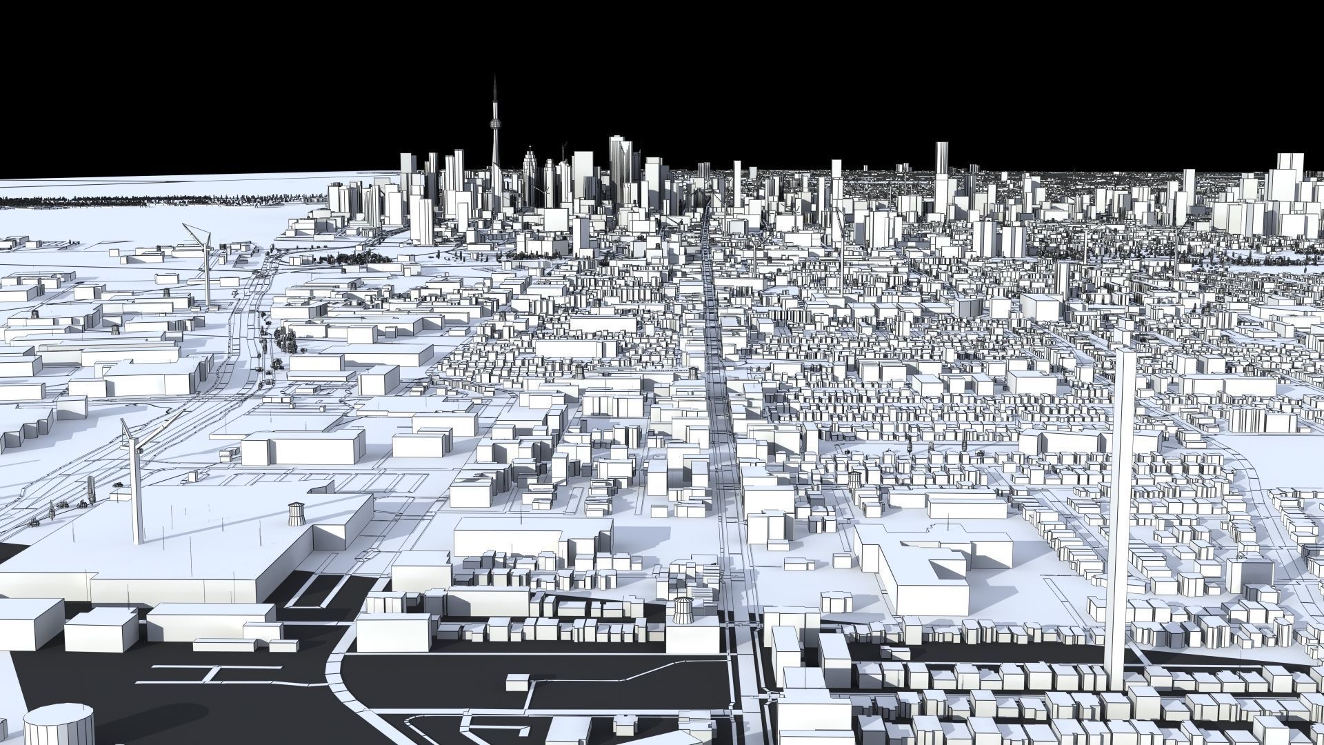 Toronto City Canada 3D model_34