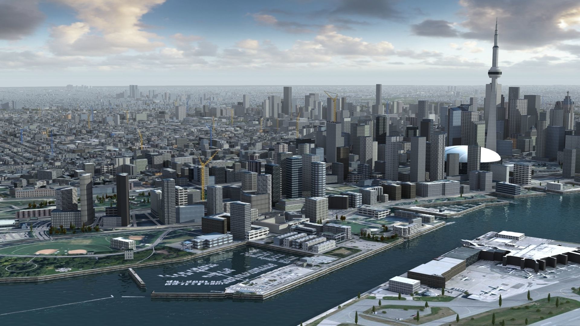 Toronto City Canada 3D model_9