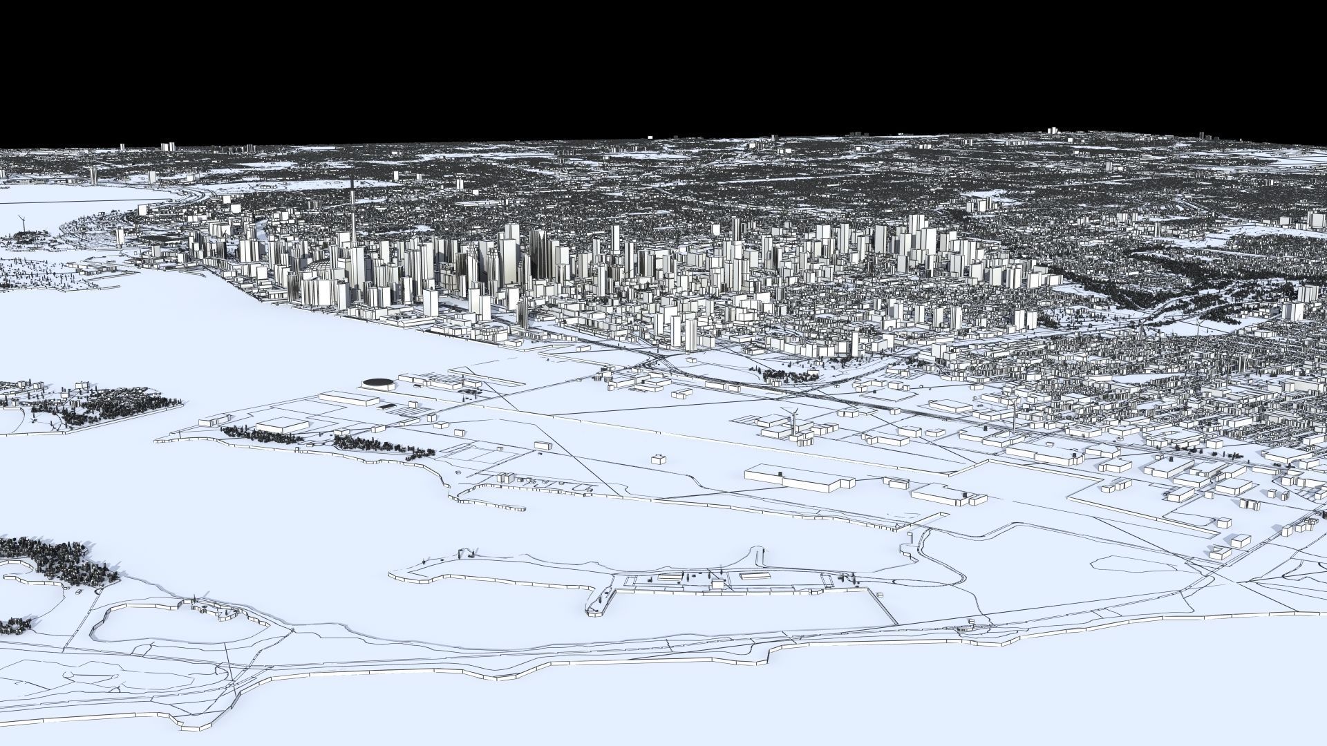 Toronto City Canada 3D model_36