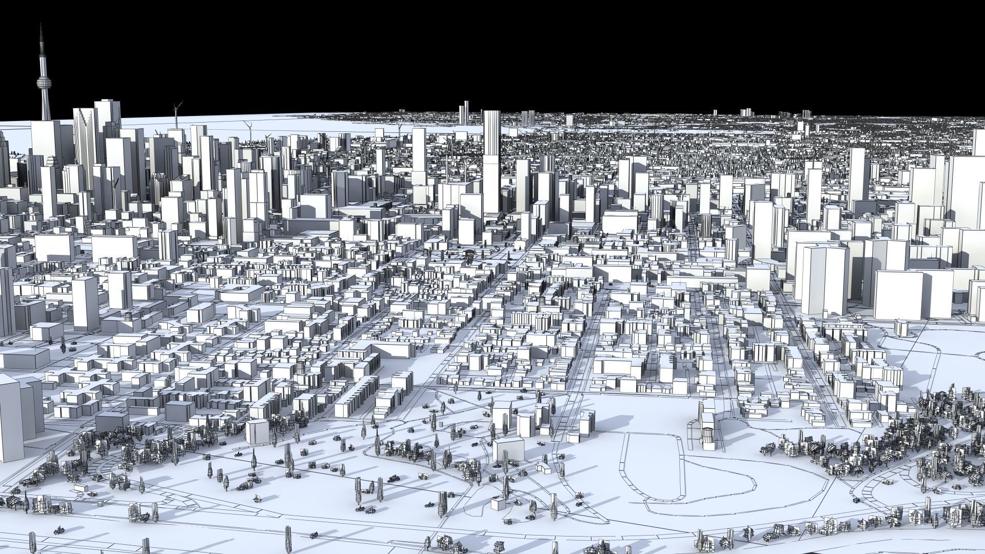 Toronto City Canada 3D model_43