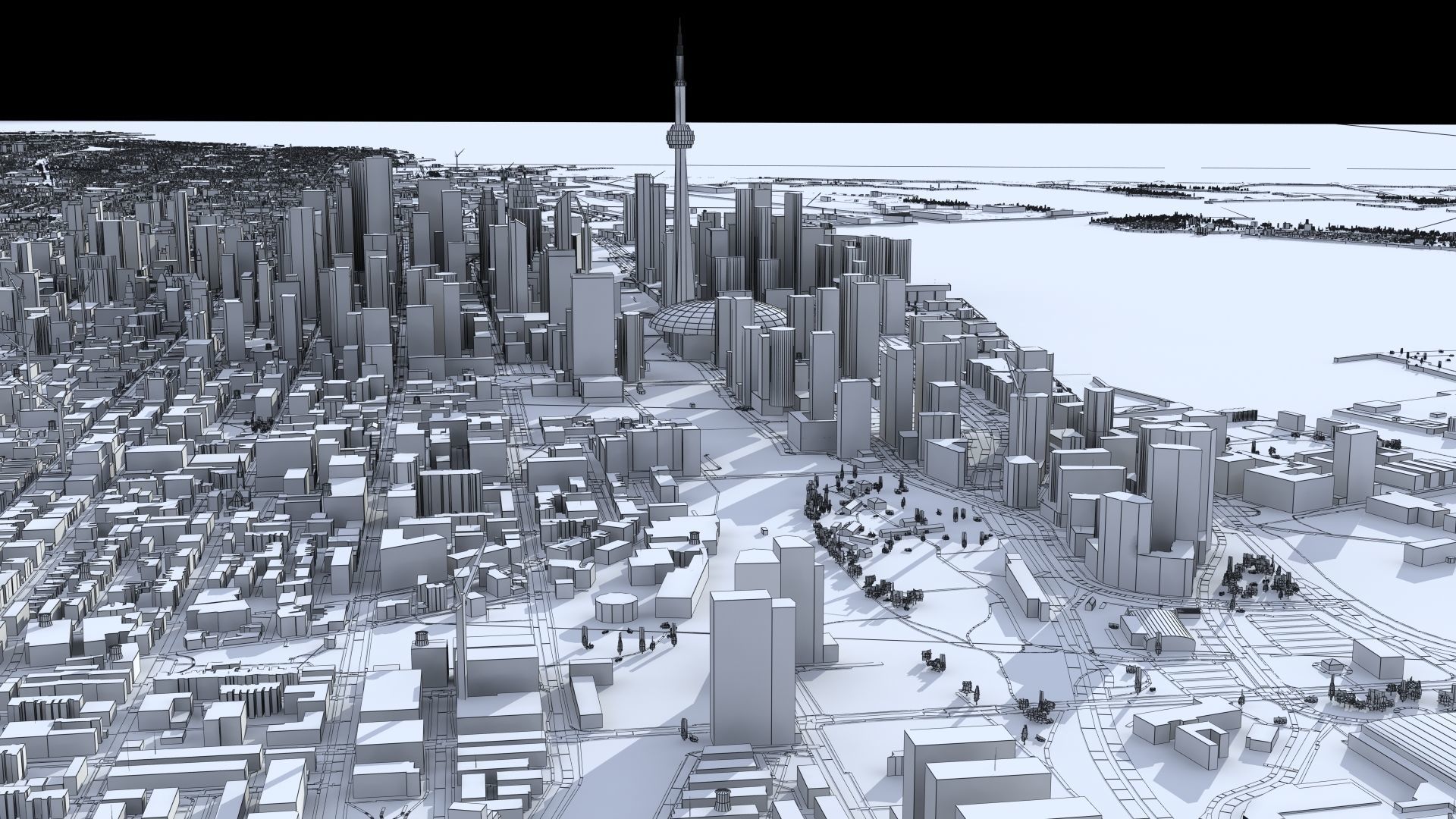 Toronto City Canada 3D model_33