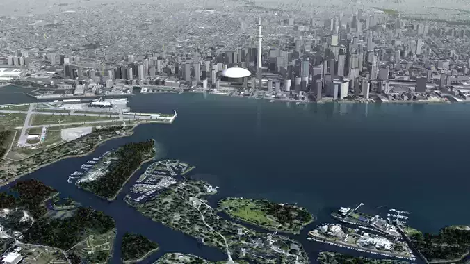 Toronto City Canada 3D model