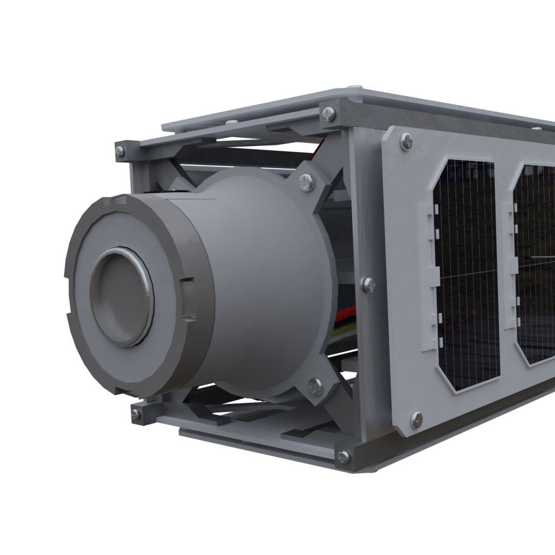 Cube Satellite - CubeSat 3D model_9