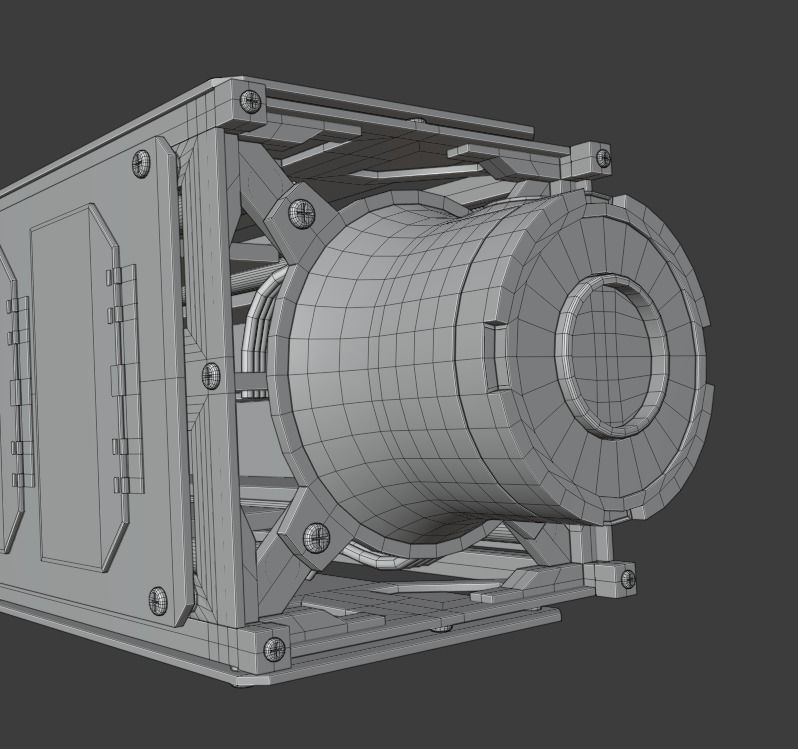 Cube Satellite - CubeSat 3D model_15