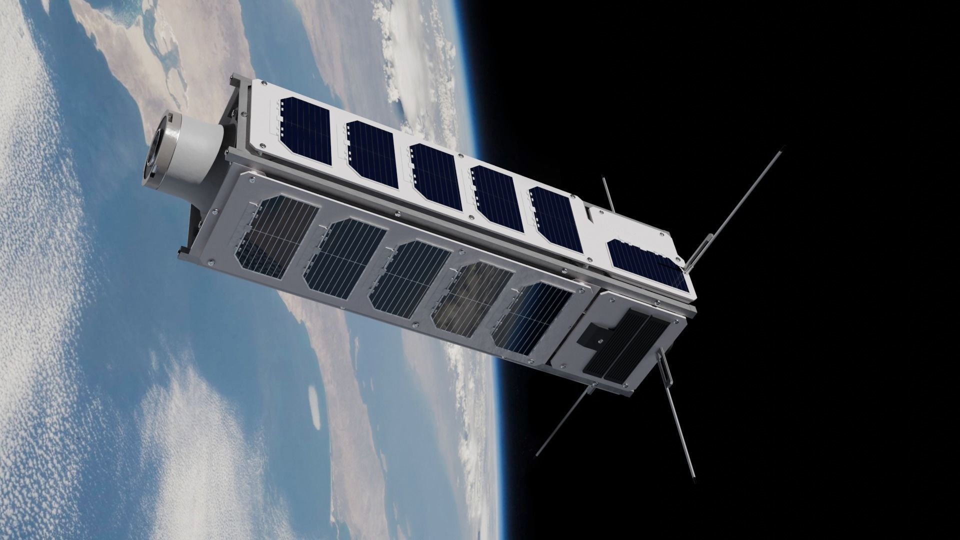 Cube Satellite - CubeSat 3D model_2