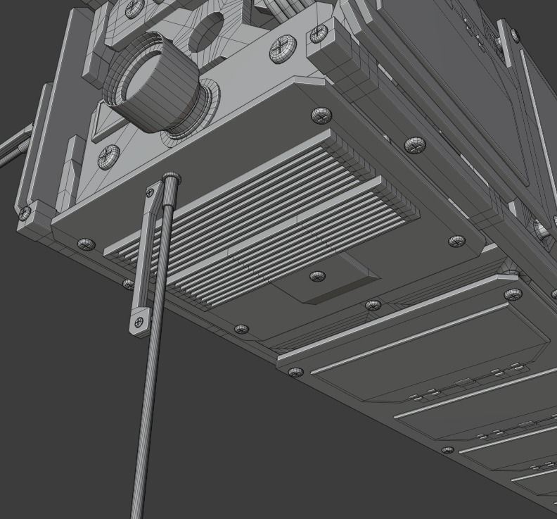 Cube Satellite - CubeSat 3D model_17