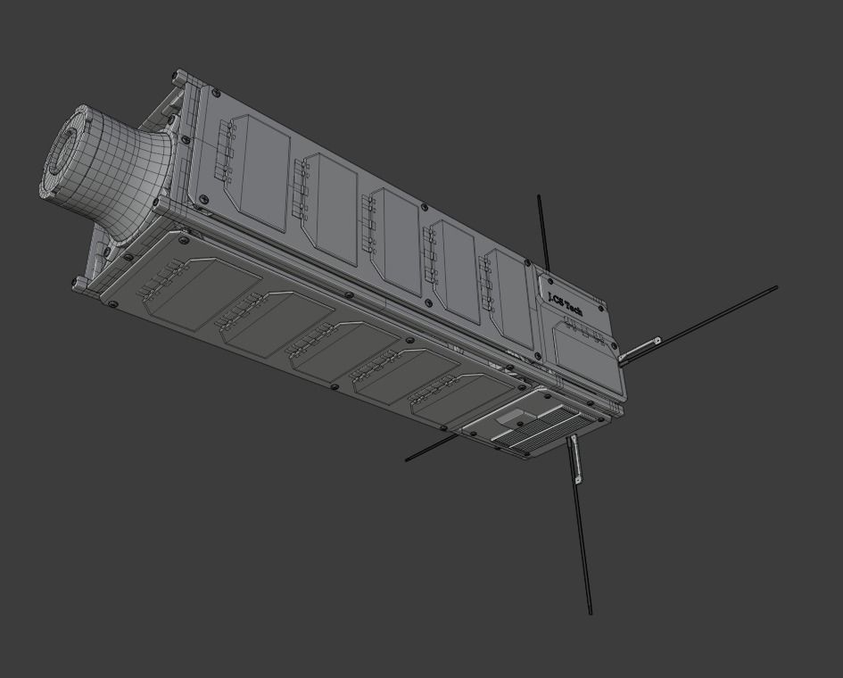 Cube Satellite - CubeSat 3D model_13