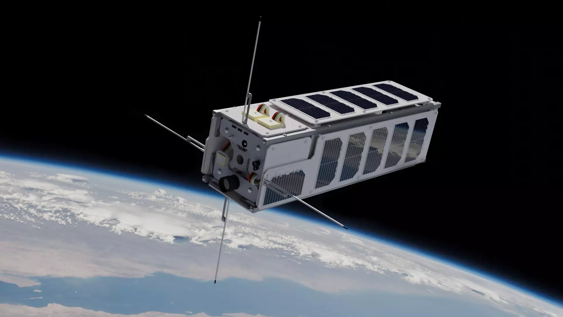 Cube Satellite - CubeSat 3D model_0