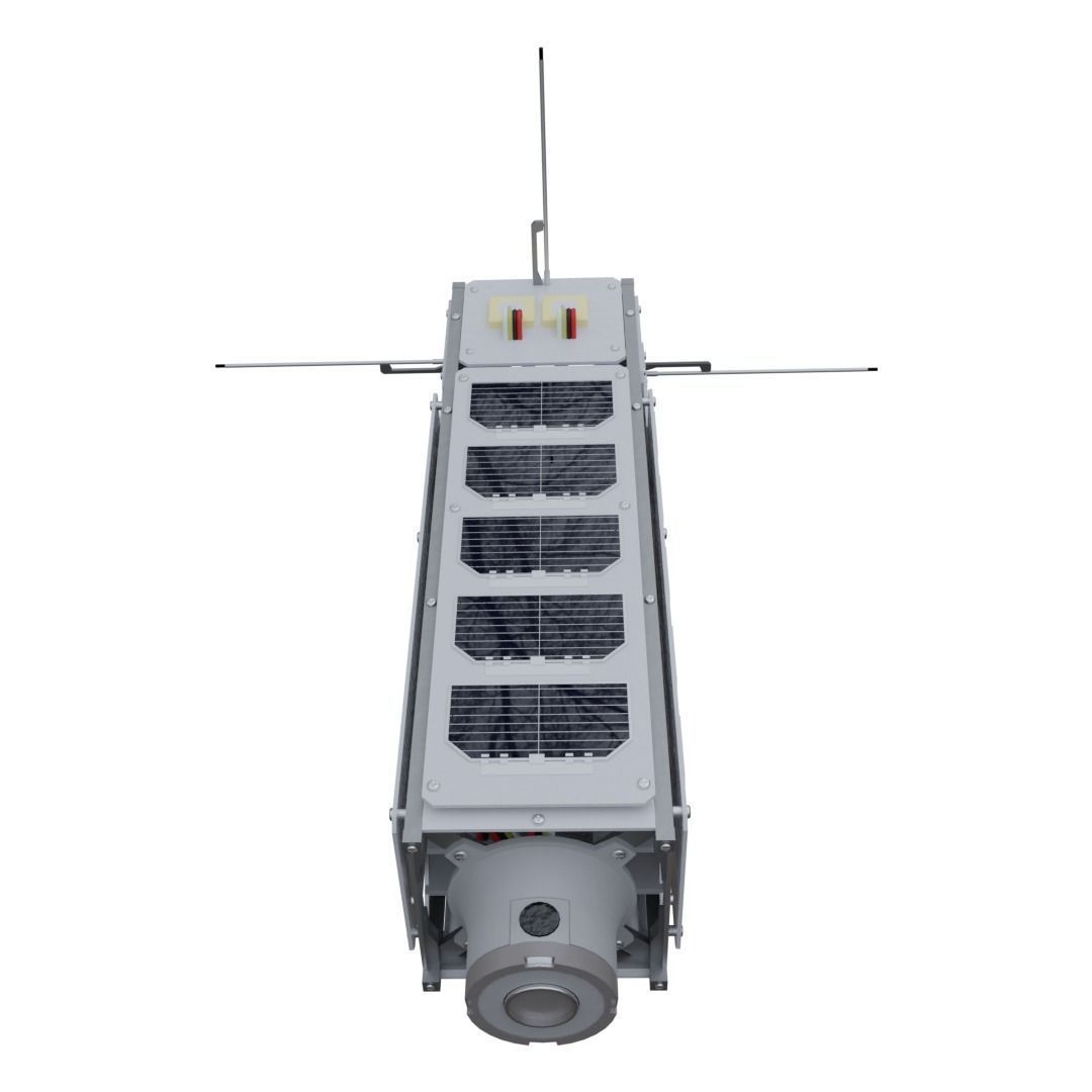 Cube Satellite - CubeSat 3D model_10