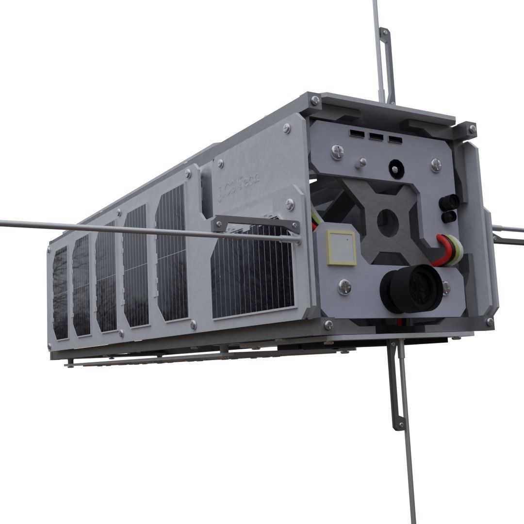 Cube Satellite - CubeSat 3D model_8