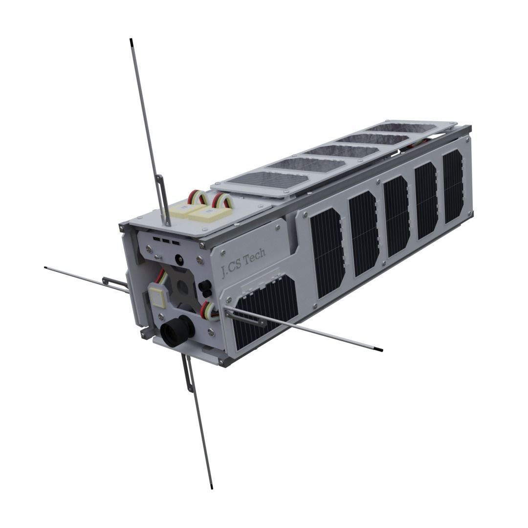 Cube Satellite - CubeSat 3D model_5