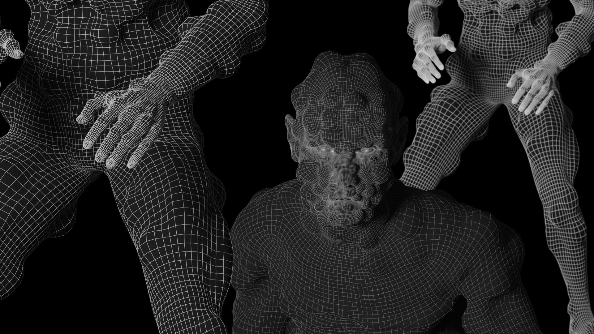 Animated Zombie - infected - PBR Low-poly 3D model_10