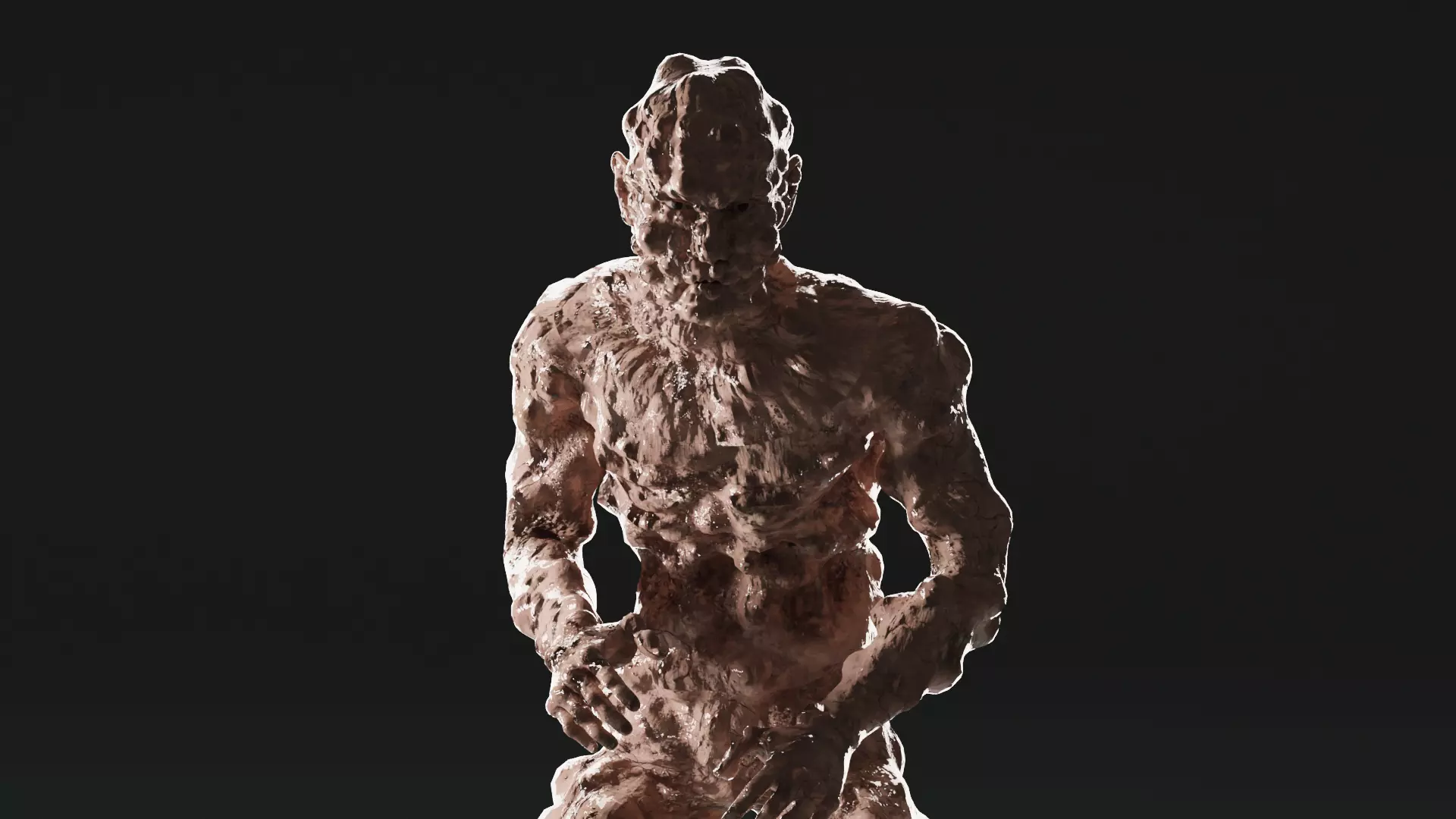 Animated Zombie - infected - PBR Low-poly 3D model_0
