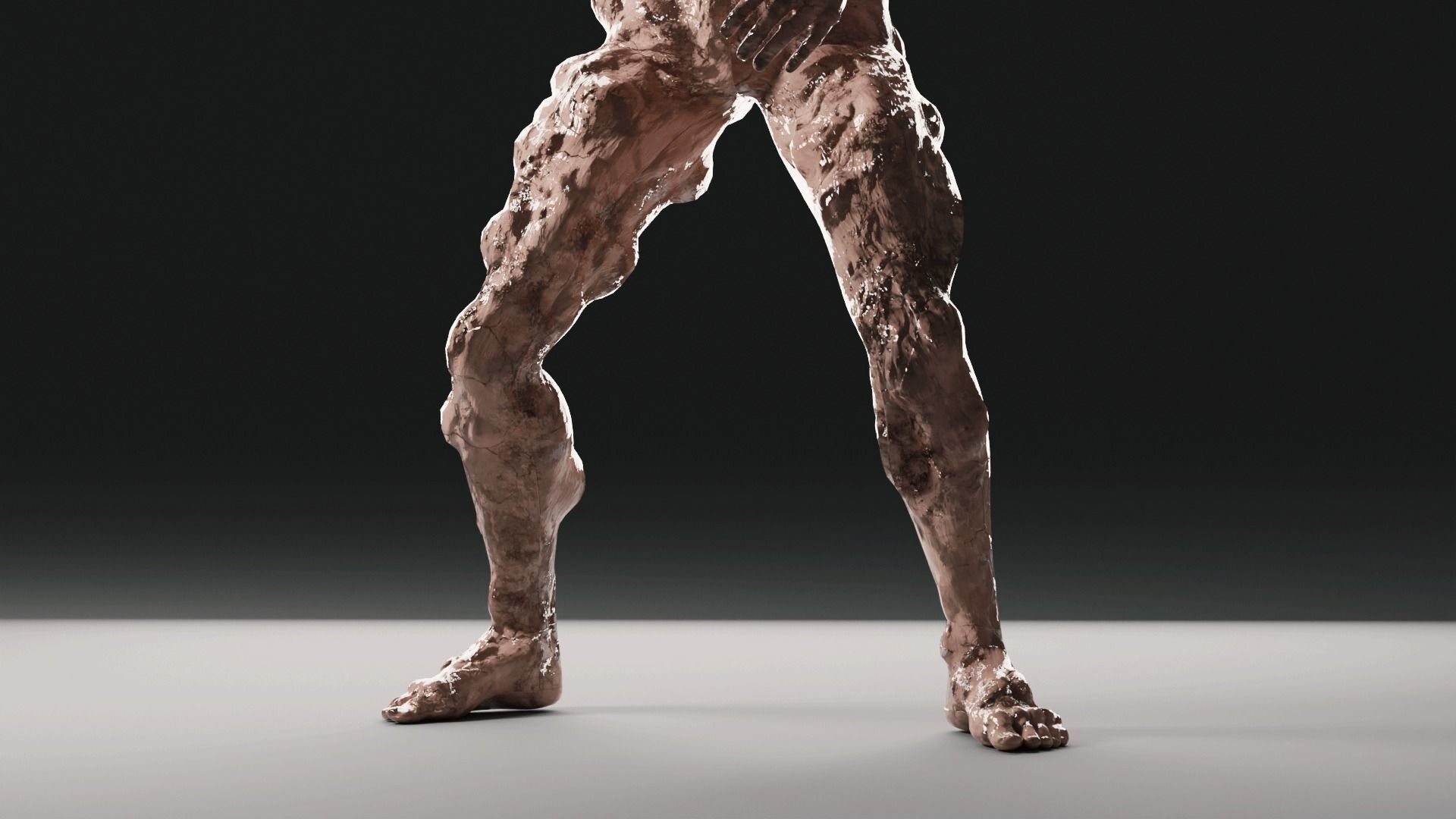 Animated Zombie - infected - PBR Low-poly 3D model_6