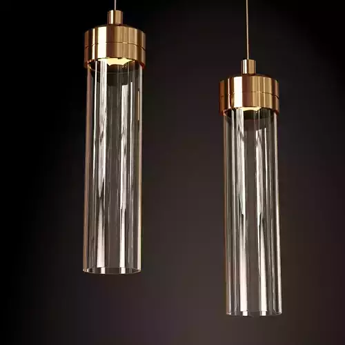 celinglamp gold and glass pendant lights