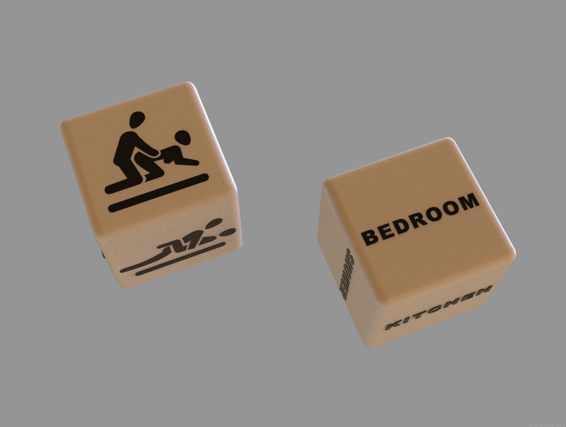 dice toy 3D print model_13