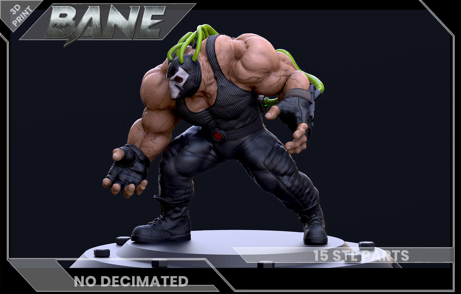 Bane 3D print 3D print model_2