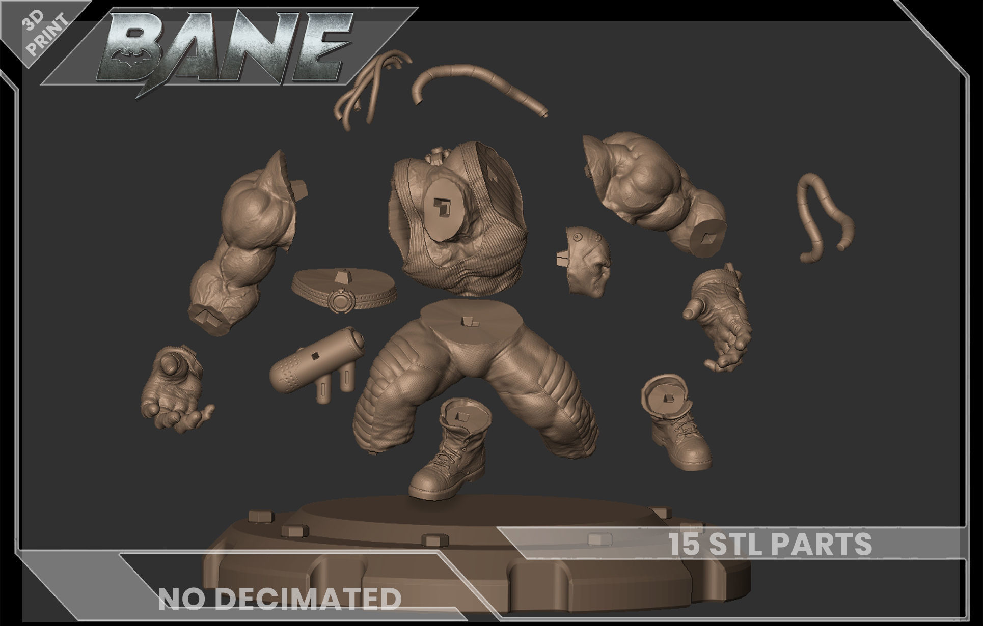 Bane 3D print 3D print model_5