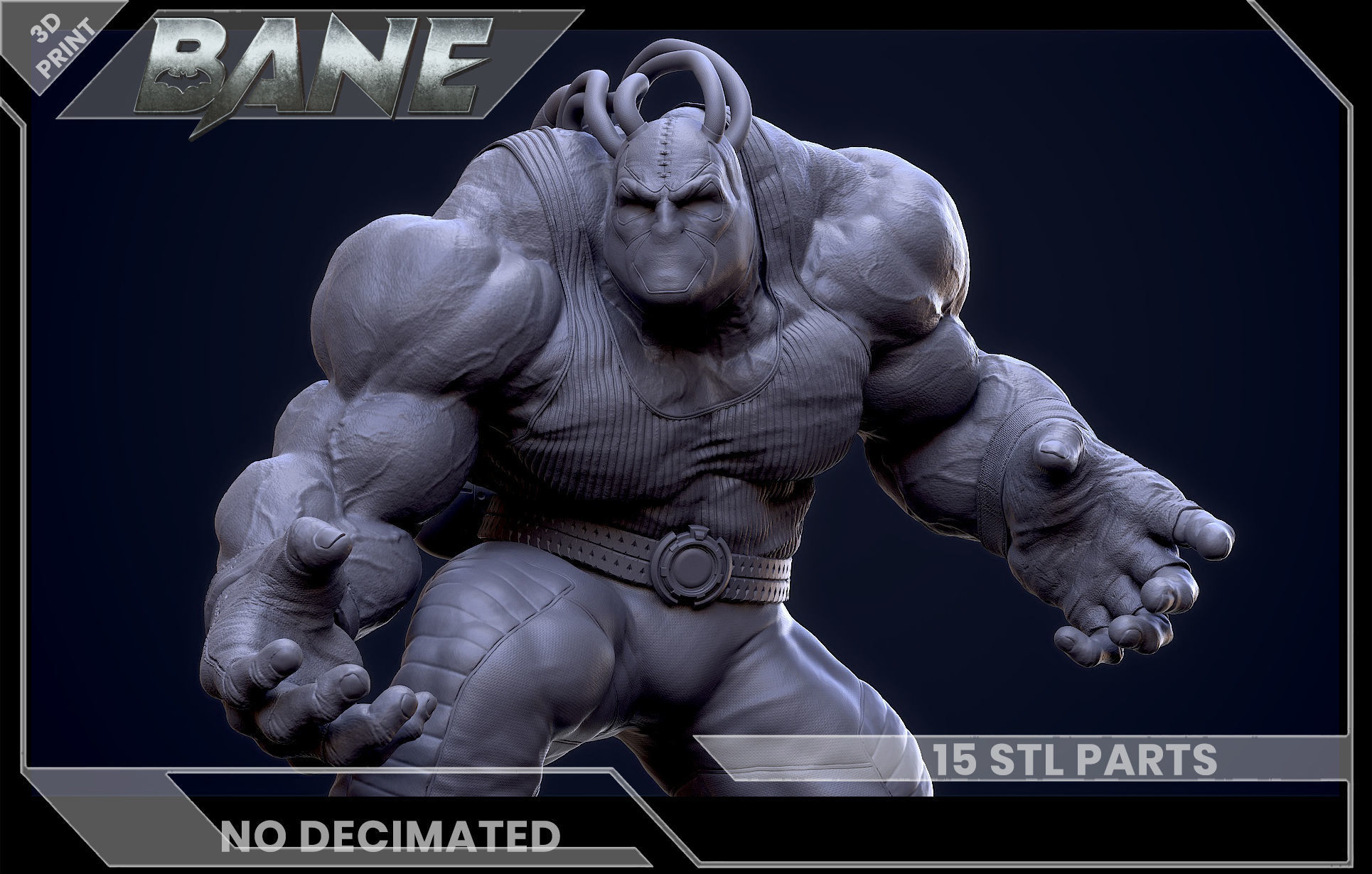Bane 3D print 3D print model_3