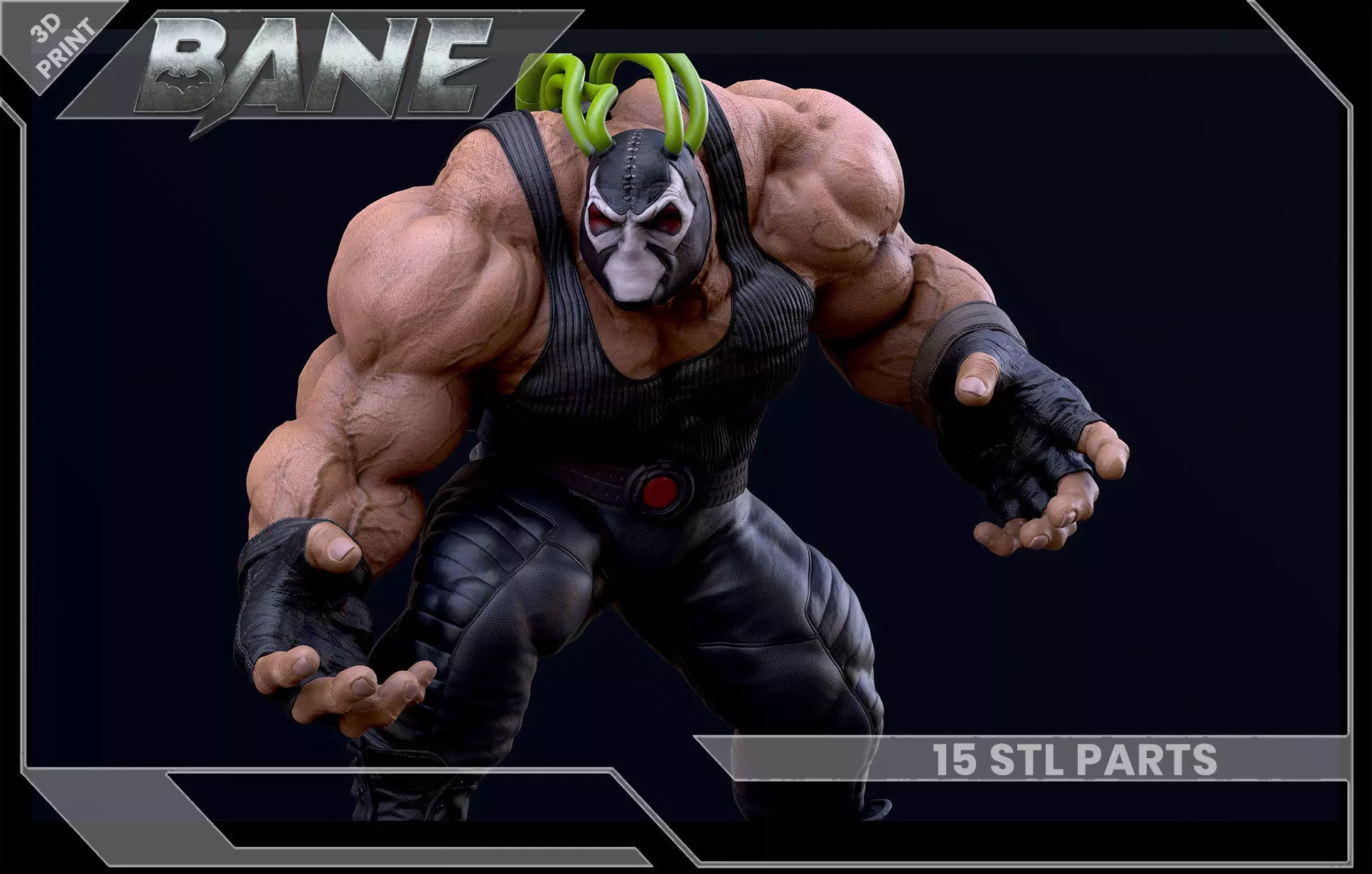Bane 3D print 3D print model_0