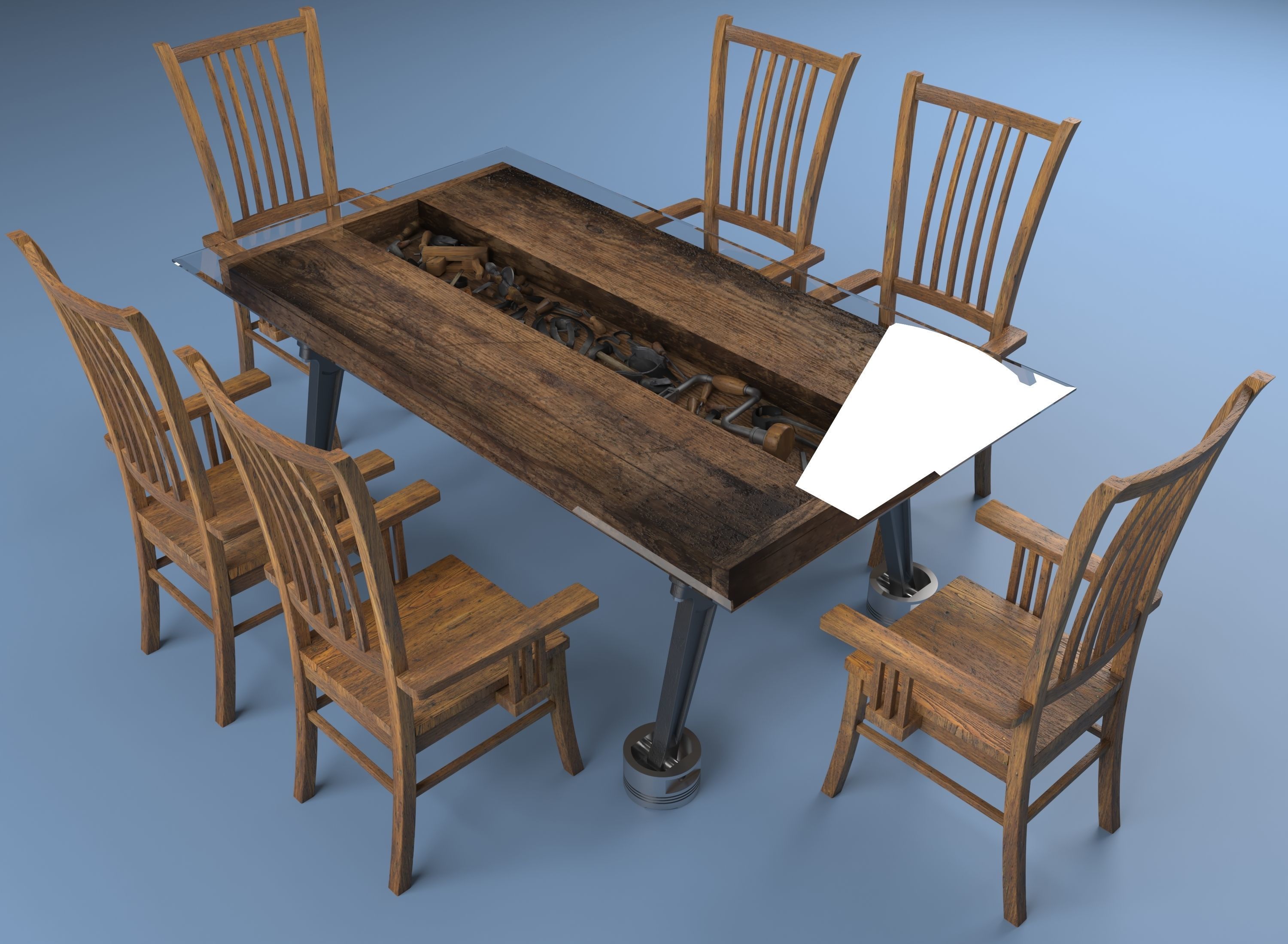 Special Design Table 3D model_3