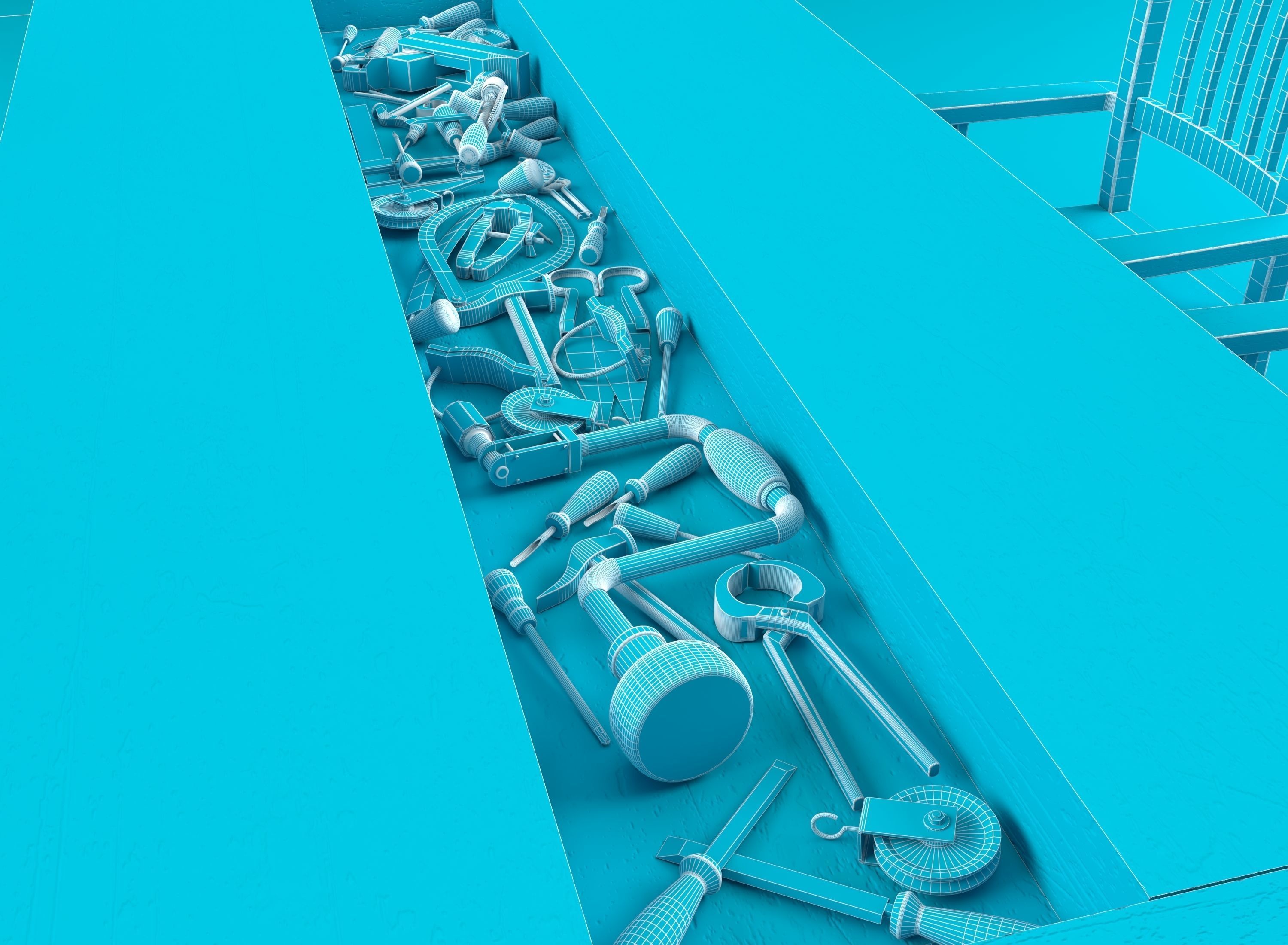 Special Design Table 3D model_12