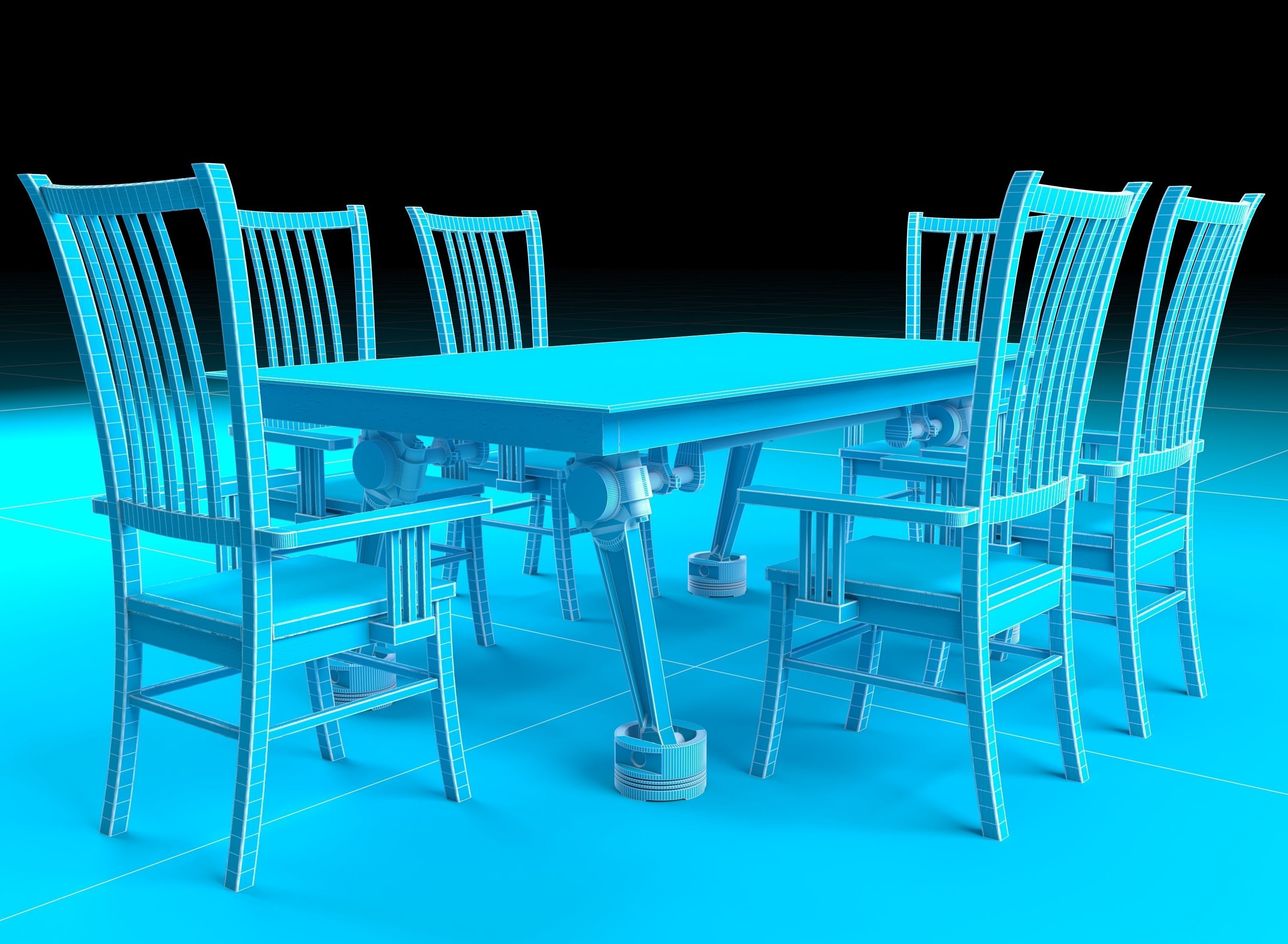 Special Design Table 3D model_11